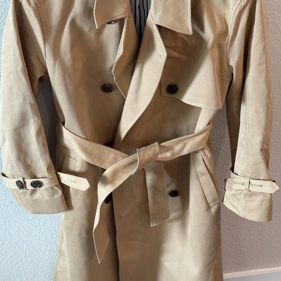 AYR The Espionage Trench Coat Jacket in Size XS Retail: $695 - Picture 2 of 9